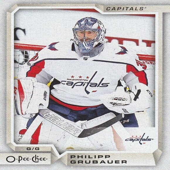 Philipp Grubauer - 2018/2019 O Pee Chee Hockey Card - Picture 1 of 2